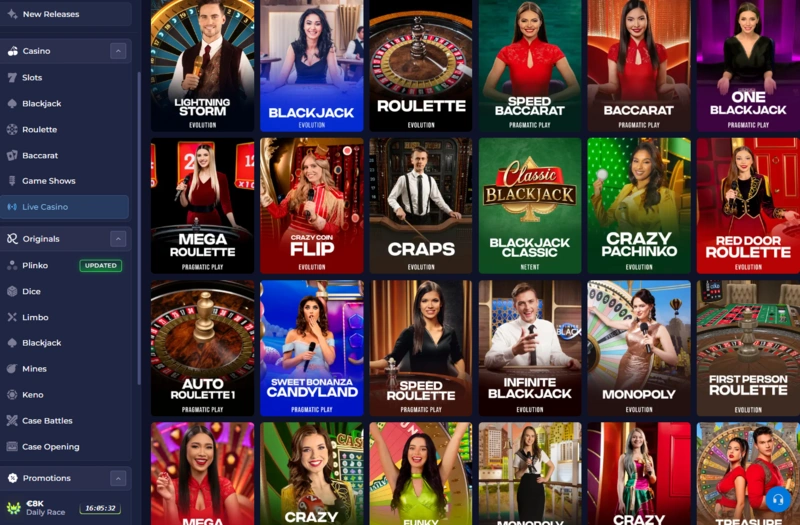 rainbet games page